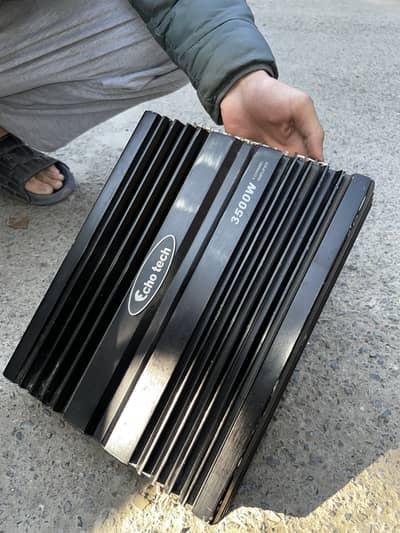 ECHO-TECH Amplifier 3500 watt and basser