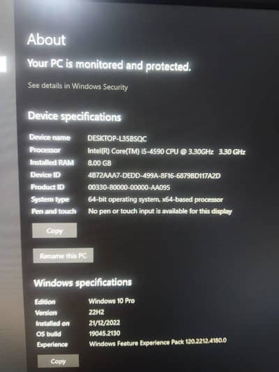 Asus rock PC Dell 23 inch LED