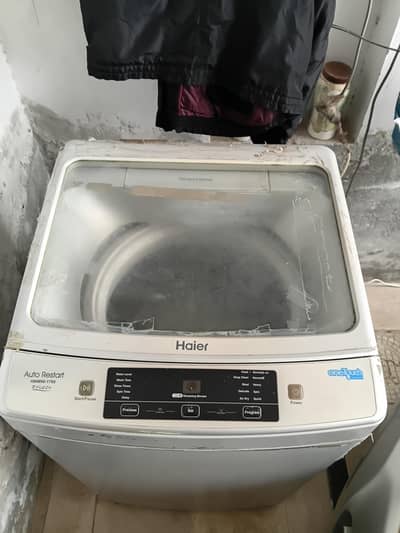 Haier automatic washing machine 9kg in good condition,