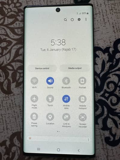 Note 10 8/256 with box bs shade hai