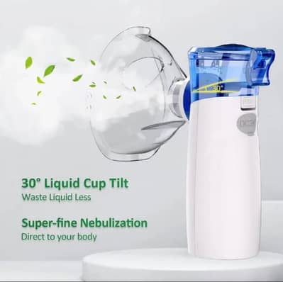 Portable Mesh Nebulizer – Quiet & Rechargeable