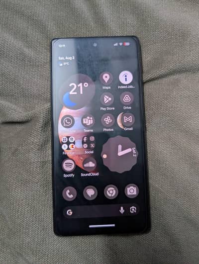 google pixel 6 black color 8/128