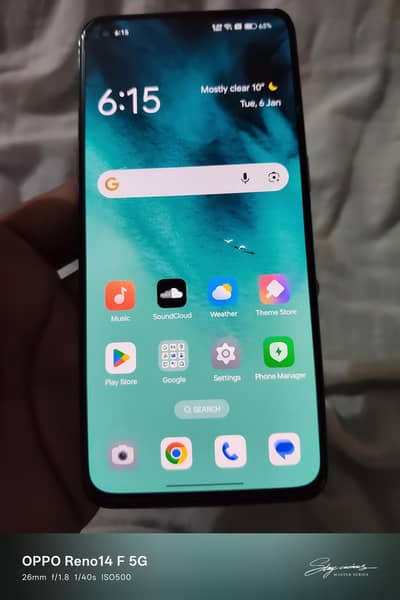 Oppo Reno 5 8/128 exchange possible.