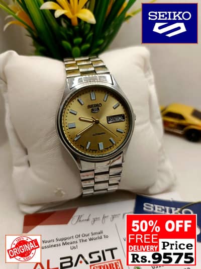 Seiko 5 Citizen Orient Automatic Pre-Owned watch Japan 03161737353