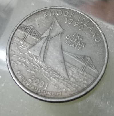 US Quarter dollar coin