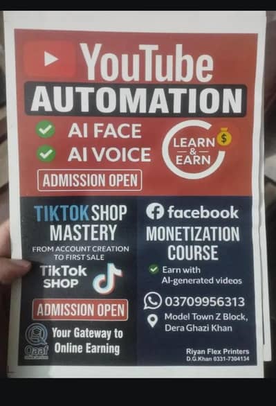 learn YouTube monitization without face and voice with Aii