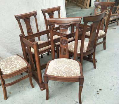 Dining Table/Wooden Dining Table/6 Seater Dining/dining