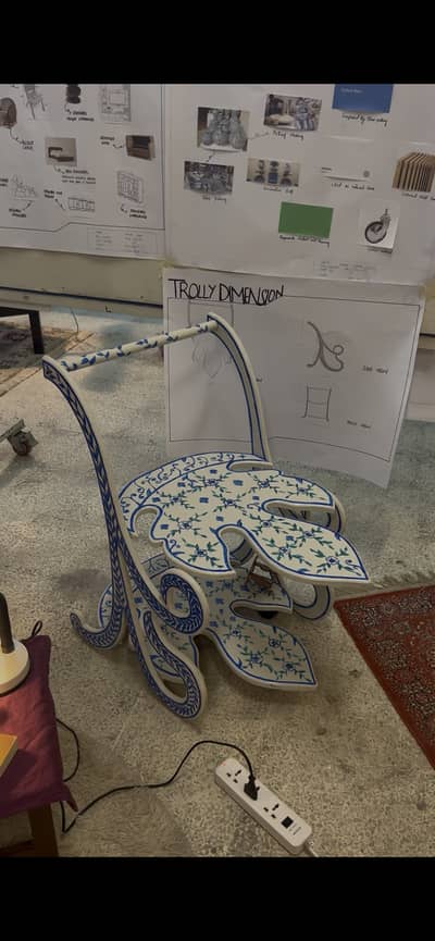 Brand new antique trolley