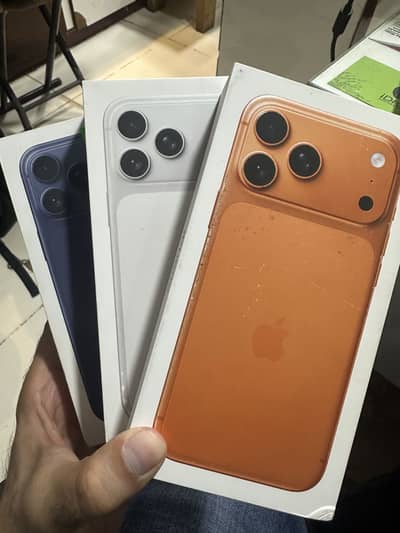 17 PRO/ PRO MAX 256/512GB (BRAND NEW) NON ACTIVE