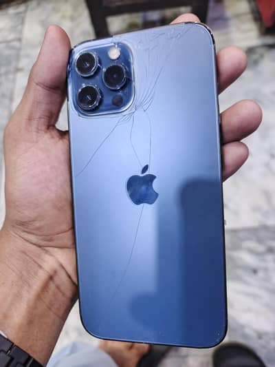 iphone 12 pro max factoryunlock back break256gb withbox exchange psibl