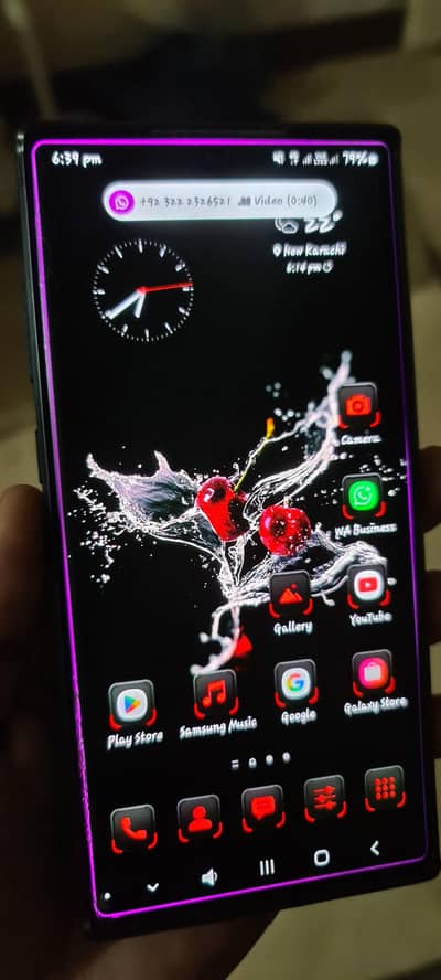 Samsung note 10plus official double sim kancha piece