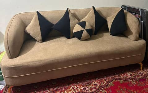 Towel Fabric 5 seater Sofa