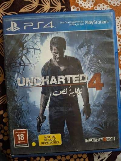 Uncharted 4 ps4 games cd for sale