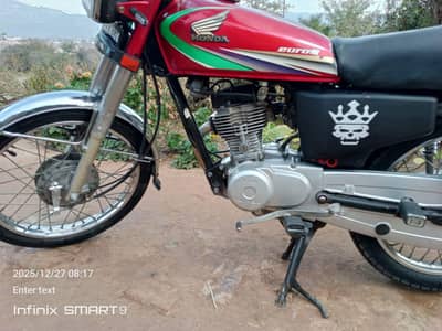 Honda 125 2013  location kahuta Rawalpindi Bio matric on the spot
