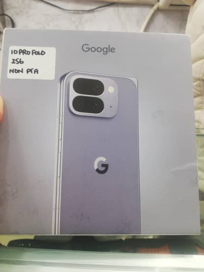 Google pixel 10 pro Fold 256 gb Nonpta Nonactive Boxpack Moonstone