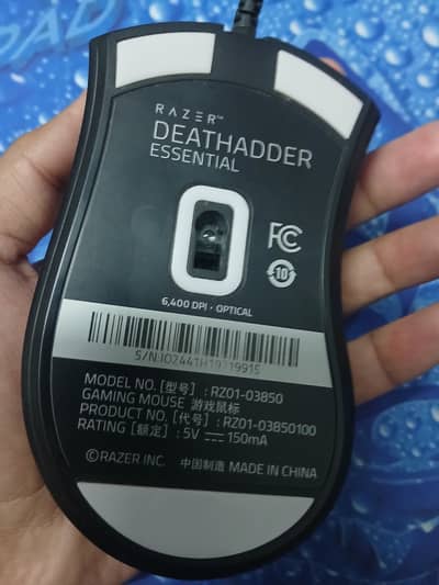 Razer deathadder essential mouse.  Full box ka sath.  Software mouse