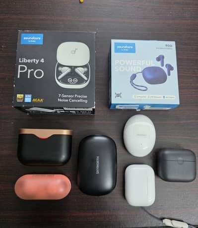 Sony xm3, xm4, Anker Soundcore earbuds