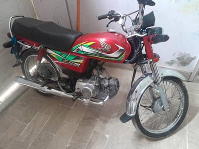 Honda CD 70 for sale 22 modelCall WhatsApp 03039977248