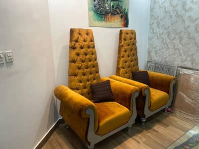 High Back Chairs Luxury Sofa Set Urgent Sale