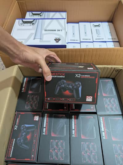 Video Game stick X2plus & M15 With Dual Wireless joystick 35k+games