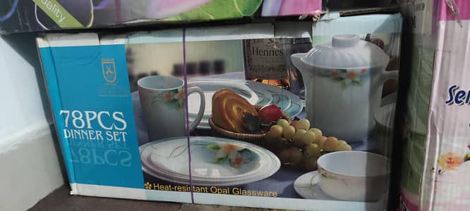 marble dinner set 72 pcs