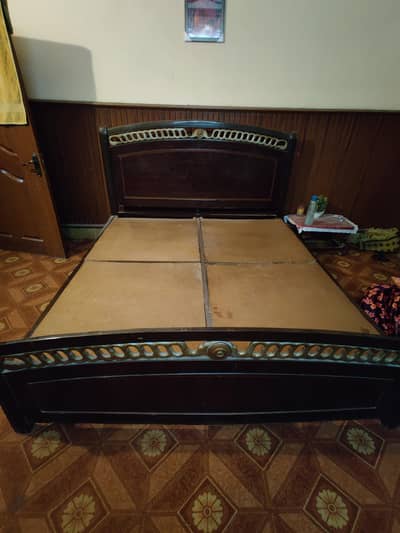Pure wood King Size Bed For sale urgent