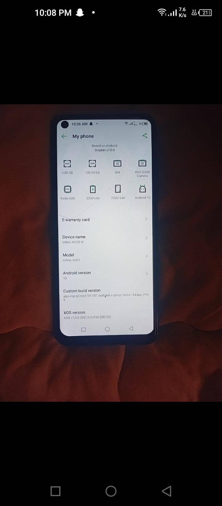 Infinx Note 8i 3