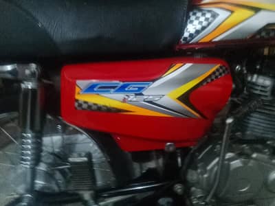 HONDA CG 125 2025 STICKER FOR  URGENT SALE CONDITION NEW UNREGISTERED