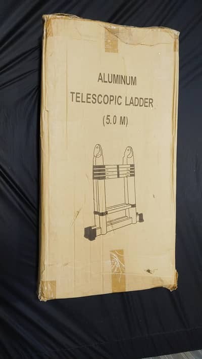 Aluminum Telescopic Ladder 5.1m ( 8+8=16 feet )