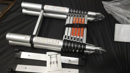 New Aluminum Telescopic Ladder 5.1m ( 8+8=16 feet )