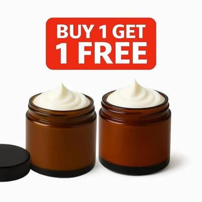 Zafrani whitening cream, Brown Jar, Buy 1 Get 1 free