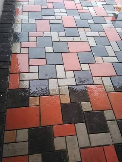 Outdoor floor concrete tiles