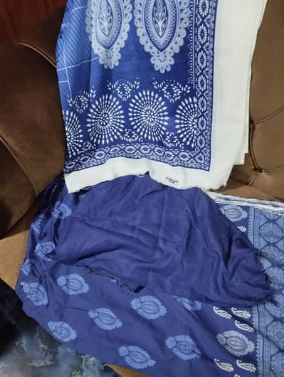 Edenrobe Allure Viscose 3PC Unstitched Suit