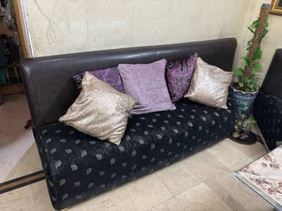 3 peace  colour black gold and brown