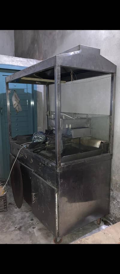 Double Hot Plate Counter Burger, Shuarma