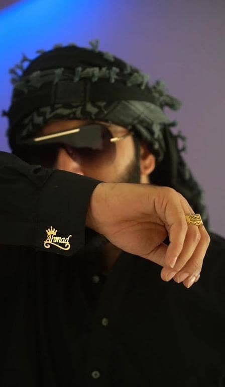 customized cufflinks, name studs, cufflinks gift for men YOUR LOVELY PERSON