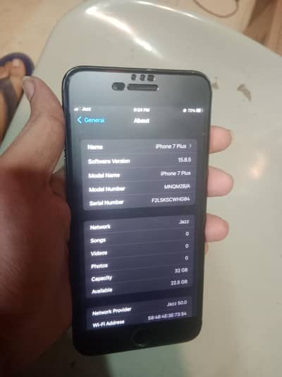 iphone 7 plus 32 gb official pta prove