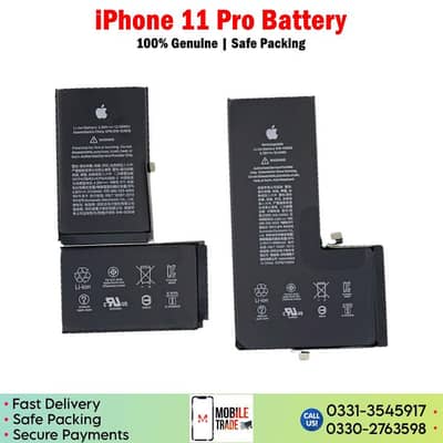 iphone 11 pro 100% original battary