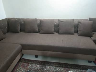7 Seater L shape Sofa Set