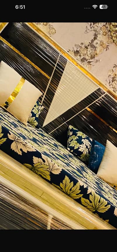 King Size Bed | Bed Dressing Side Table | Wooden Furniture For Sale