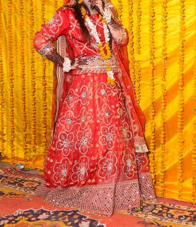 Mehandi dress/Lehnga/ Party wear dress