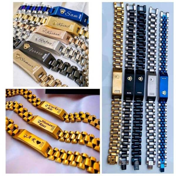 Original Rolex breslte for Boys with customize your name and logo with in best quality Ratings 10