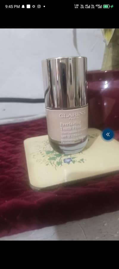 clarins youth fluid foundation 103 n ivory
