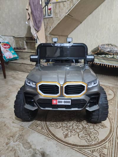 car with silver colour new car almost