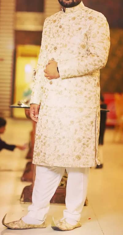 Sherwani with khussay for sale ( Groom )