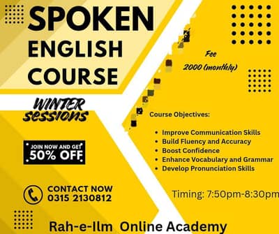 spoken English Language course online classes