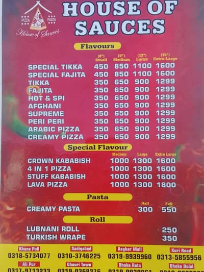 We Offer Delicious Pizzas at affordable price starting from 350