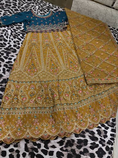 Beautiful embroidery legenga