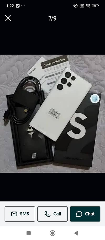 Samsung galaxy S22 Ultra PTA approved urgent sale wtp no 0309=5238057