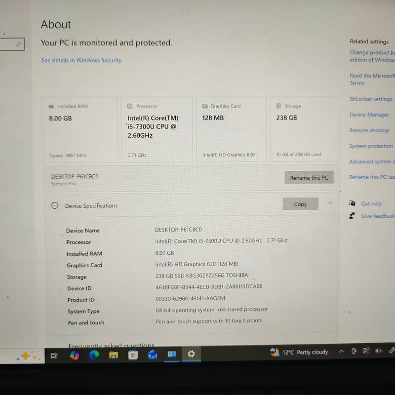 Microsoft Surface Pro 5